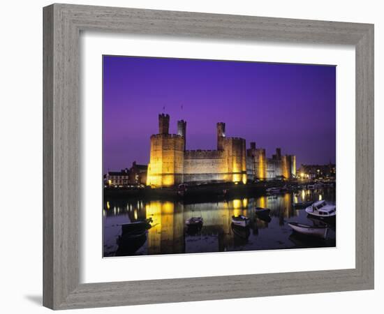 Caernarfon Castle, Gwynedd, Wales-Rex Butcher-Framed Photographic Print