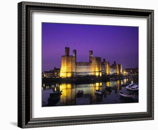 Caernarfon Castle, Gwynedd, Wales-Rex Butcher-Framed Photographic Print