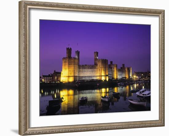 Caernarfon Castle, Gwynedd, Wales-Rex Butcher-Framed Photographic Print