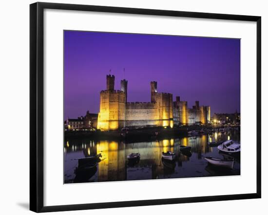 Caernarfon Castle, Gwynedd, Wales-Rex Butcher-Framed Photographic Print