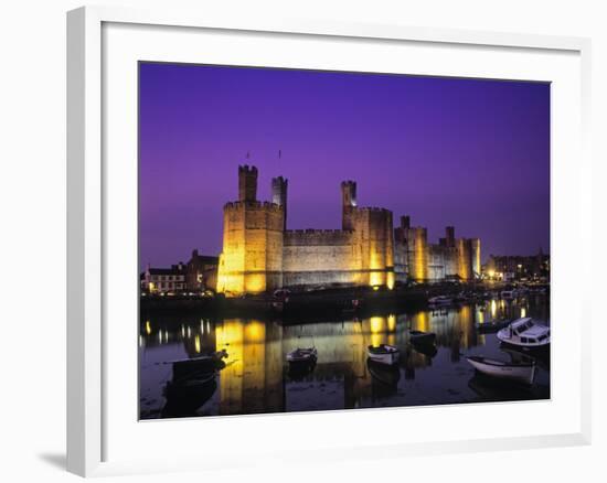 Caernarfon Castle, Gwynedd, Wales-Rex Butcher-Framed Photographic Print