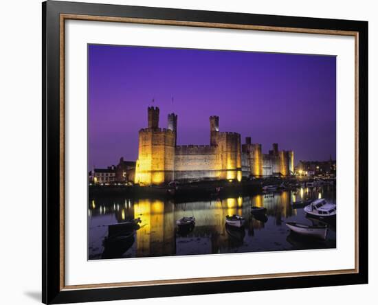 Caernarfon Castle, Gwynedd, Wales-Rex Butcher-Framed Photographic Print