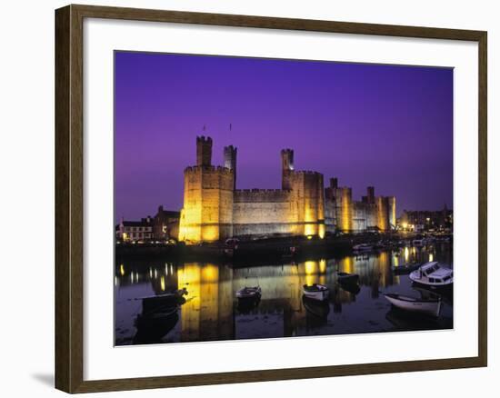 Caernarfon Castle, Gwynedd, Wales-Rex Butcher-Framed Photographic Print