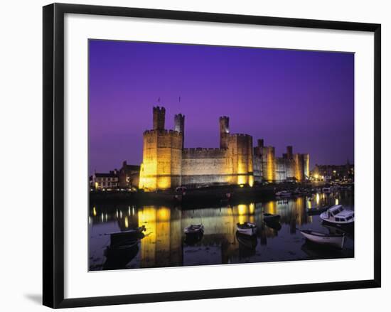 Caernarfon Castle, Gwynedd, Wales-Rex Butcher-Framed Photographic Print