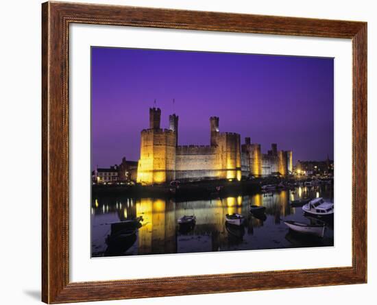 Caernarfon Castle, Gwynedd, Wales-Rex Butcher-Framed Photographic Print