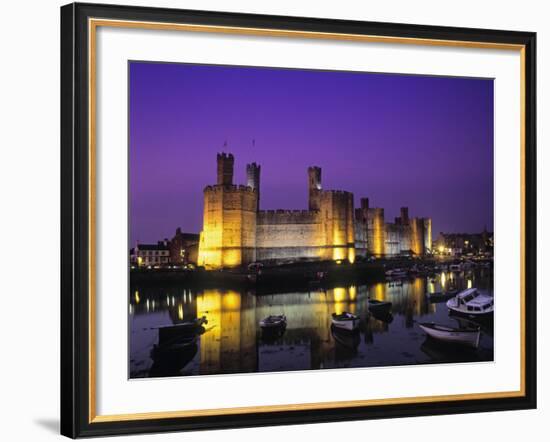 Caernarfon Castle, Gwynedd, Wales-Rex Butcher-Framed Photographic Print