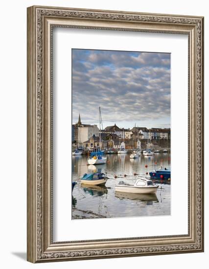 Caernarfon Harbour, Caernarfon, Gwynedd, Wales, United Kingdom, Europe-Alan Copson-Framed Photographic Print