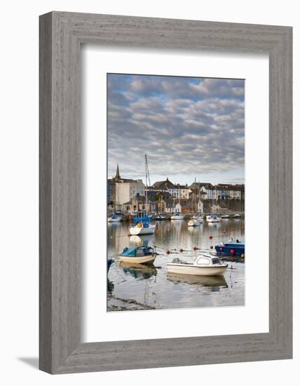 Caernarfon Harbour, Caernarfon, Gwynedd, Wales, United Kingdom, Europe-Alan Copson-Framed Photographic Print