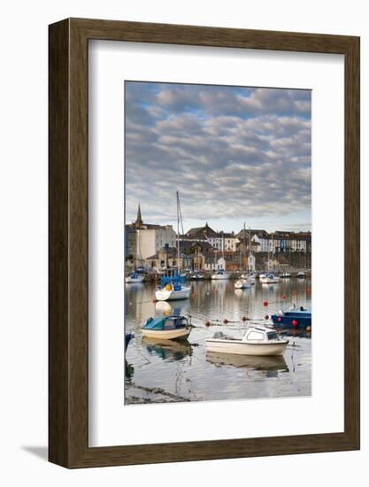 Caernarfon Harbour, Caernarfon, Gwynedd, Wales, United Kingdom, Europe-Alan Copson-Framed Photographic Print