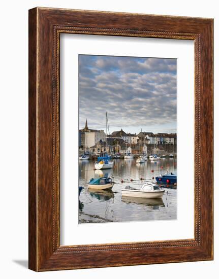 Caernarfon Harbour, Caernarfon, Gwynedd, Wales, United Kingdom, Europe-Alan Copson-Framed Photographic Print