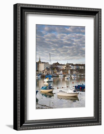 Caernarfon Harbour, Caernarfon, Gwynedd, Wales, United Kingdom, Europe-Alan Copson-Framed Photographic Print