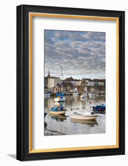 Caernarfon Harbour, Caernarfon, Gwynedd, Wales, United Kingdom, Europe-Alan Copson-Framed Photographic Print