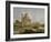 Caernarvon Castle, 1792 (Oil on Canvas)-Julius Caesar Ibbetson-Framed Giclee Print