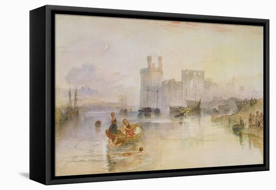 Caernarvon Castle, c.1833-Joseph Mallord William Turner-Framed Premier Image Canvas