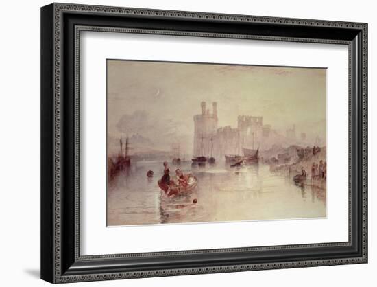 Caernarvon Castle-J M W Turner-Framed Giclee Print