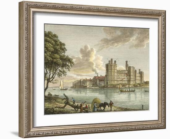 Caernarvon Castle-Paul Sandby-Framed Art Print