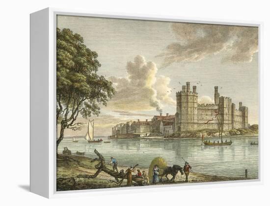 Caernarvon Castle-Paul Sandby-Framed Stretched Canvas