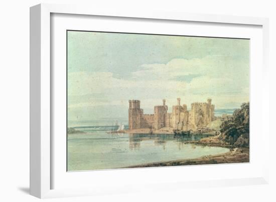 Caernarvon Castle-Thomas Girtin-Framed Giclee Print