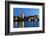 Caerphilly Castle at Dusk, Wales, Gwent, United Kingdom, Europe-Billy Stock-Framed Photographic Print