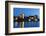 Caerphilly Castle at Dusk, Wales, Gwent, United Kingdom, Europe-Billy Stock-Framed Photographic Print