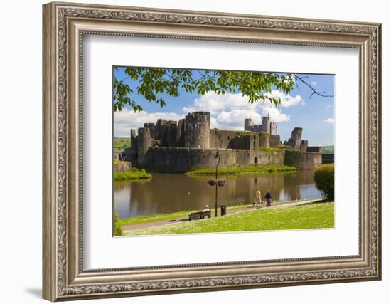 Caerphilly Castle, Gwent, Wales, United Kingdom, Europe-Billy Stock-Framed Photographic Print