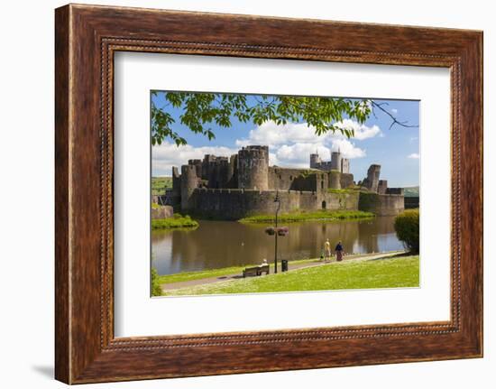 Caerphilly Castle, Gwent, Wales, United Kingdom, Europe-Billy Stock-Framed Photographic Print