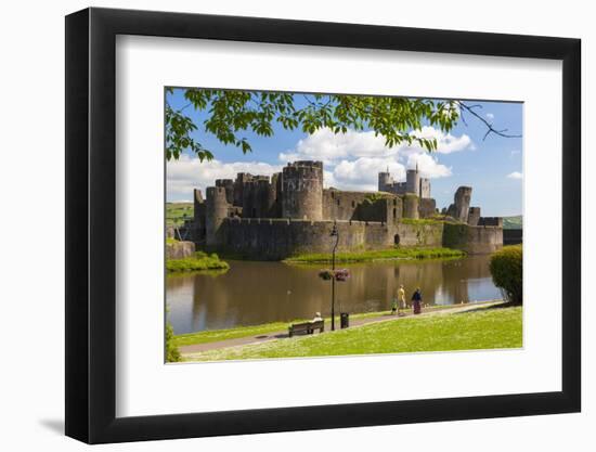 Caerphilly Castle, Gwent, Wales, United Kingdom, Europe-Billy Stock-Framed Photographic Print