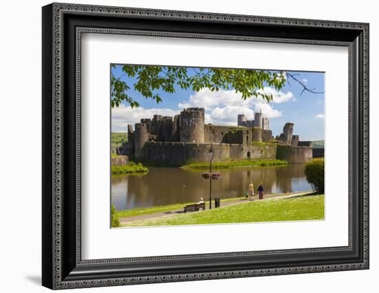 Caerphilly Castle, Gwent, Wales, United Kingdom, Europe-Billy Stock-Framed Photographic Print