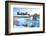 Caerphilly Castle in snow, Caerphilly, near Cardiff, Gwent, Wales, United Kingdom, Europe-Billy Stock-Framed Photographic Print