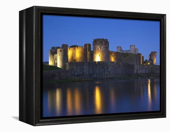 Caerphilly Castle, Mid Glamorgan, Wales, United Kingdom, Europe-Billy Stock-Framed Premier Image Canvas