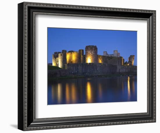 Caerphilly Castle, Mid Glamorgan, Wales, United Kingdom, Europe-Billy Stock-Framed Photographic Print