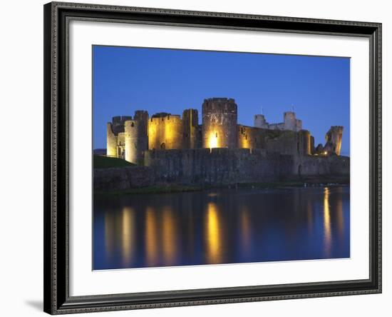 Caerphilly Castle, Mid Glamorgan, Wales, United Kingdom, Europe-Billy Stock-Framed Photographic Print