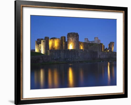 Caerphilly Castle, Mid Glamorgan, Wales, United Kingdom, Europe-Billy Stock-Framed Photographic Print