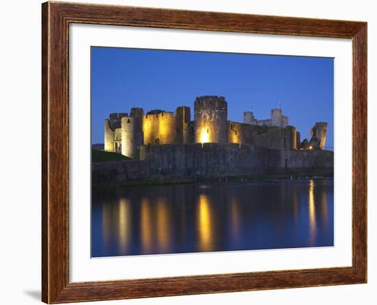 Caerphilly Castle, Mid Glamorgan, Wales, United Kingdom, Europe-Billy Stock-Framed Photographic Print