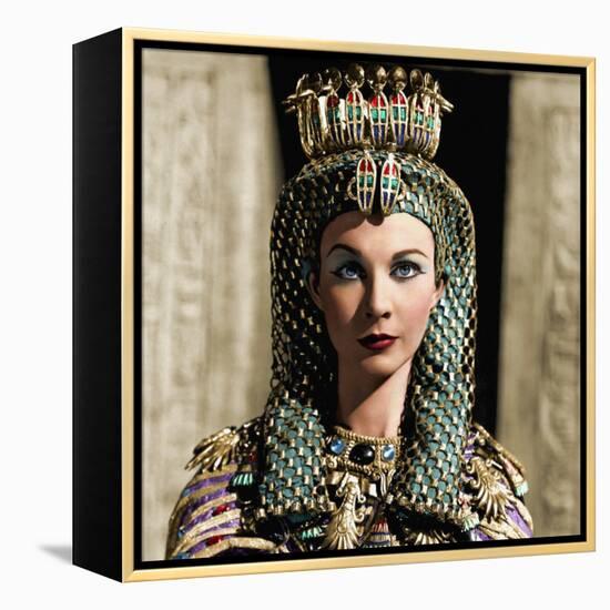CAESAR AND CLEOPATRA, 1945 directed by GABRIEL PASCAL Vivien Leigh (photo)-null-Framed Stretched Canvas