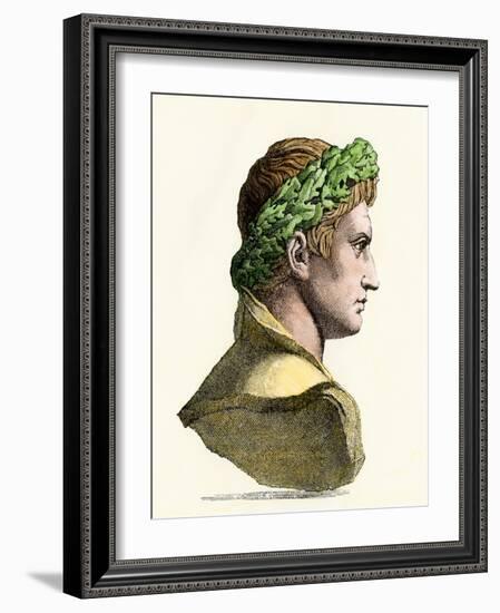 Caesar Augustus, First Roman Emperor-null-Framed Giclee Print