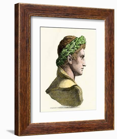 Caesar Augustus, First Roman Emperor-null-Framed Giclee Print