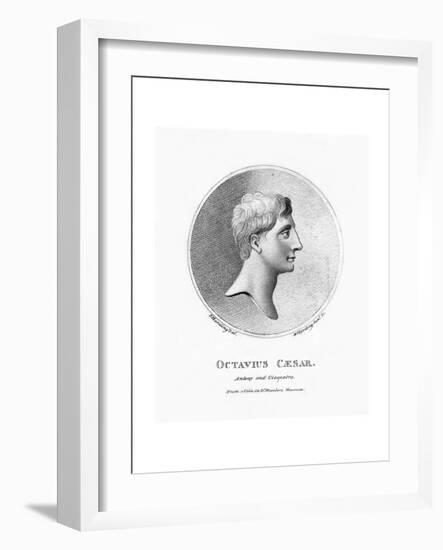 Caesar Augustus, Roman Emperor-E Harding-Framed Giclee Print