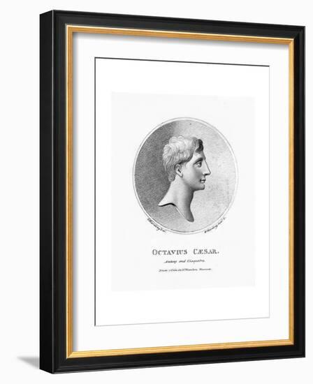 Caesar Augustus, Roman Emperor-E Harding-Framed Giclee Print