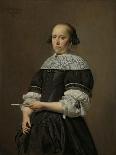Portrait of Elisabeth Van Kessel, Wife of Willem Jacobsz Baert-Caesar Boetius van Everdingen-Art Print