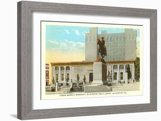 Caesar Rodney Monument, Wilmington-null-Framed Art Print