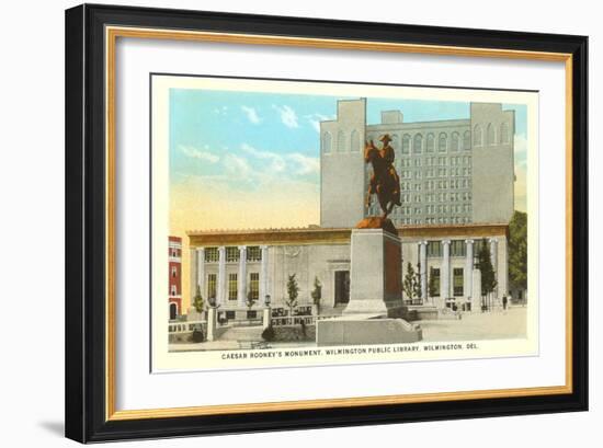 Caesar Rodney Monument, Wilmington-null-Framed Art Print