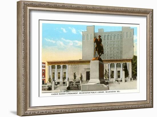 Caesar Rodney Statue, Wilmington, Delaware-null-Framed Art Print