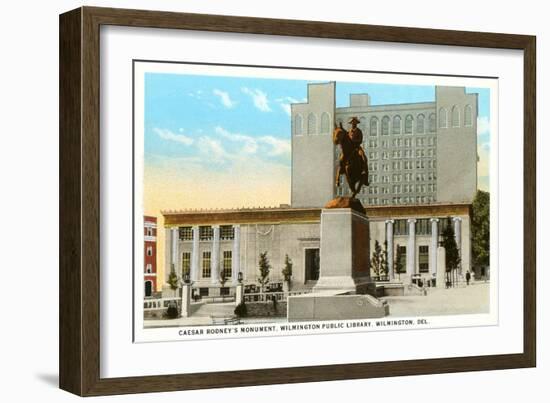 Caesar Rodney Statue, Wilmington, Delaware-null-Framed Art Print