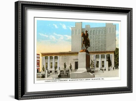 Caesar Rodney Statue, Wilmington, Delaware-null-Framed Art Print