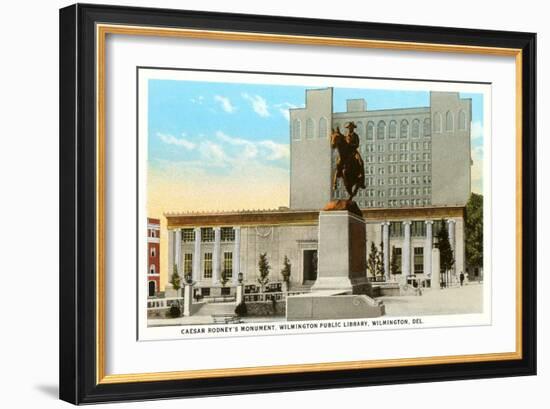 Caesar Rodney Statue, Wilmington, Delaware-null-Framed Art Print