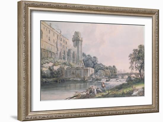 Caesar's Tower and Part of Warwick Castle-Paul Sandby-Framed Giclee Print