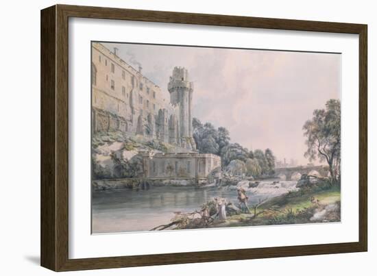 Caesar's Tower and Part of Warwick Castle-Paul Sandby-Framed Giclee Print