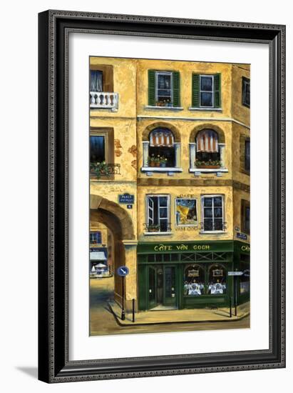 Caf?an Gogh Paris-Marilyn Dunlap-Framed Art Print