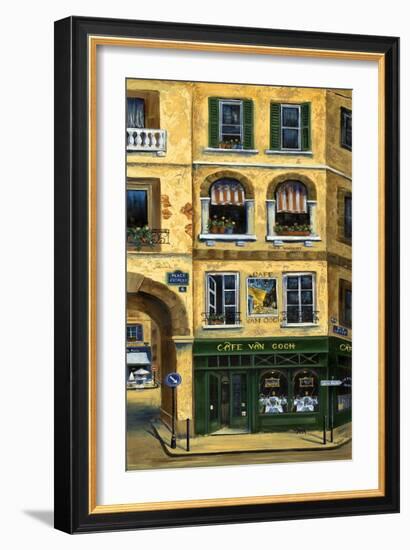 Caf?an Gogh Paris-Marilyn Dunlap-Framed Art Print